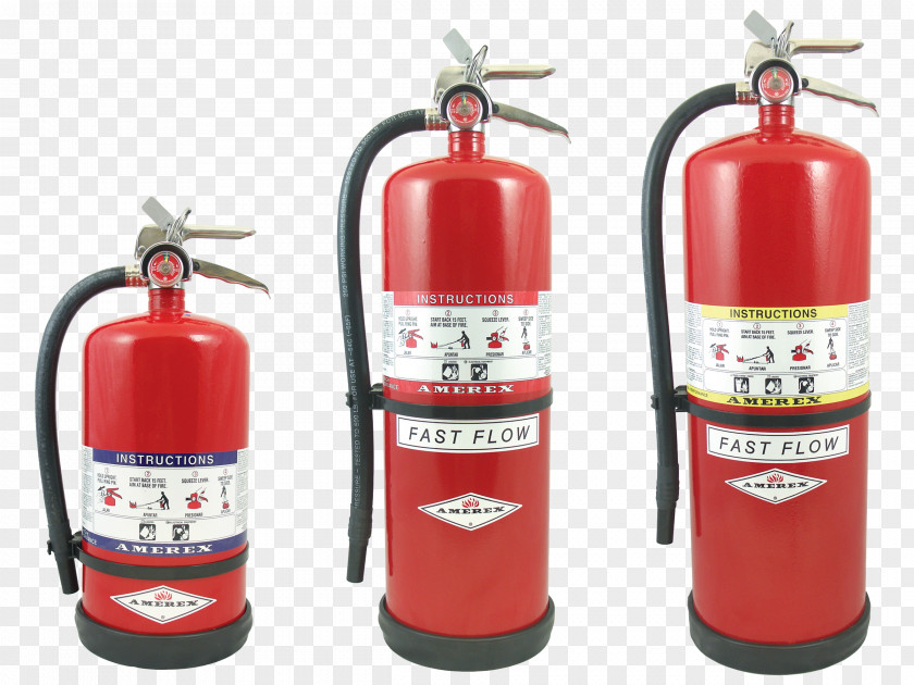 ABC Dry Chemical Amerex Fire Extinguishers Fast Flow PNG