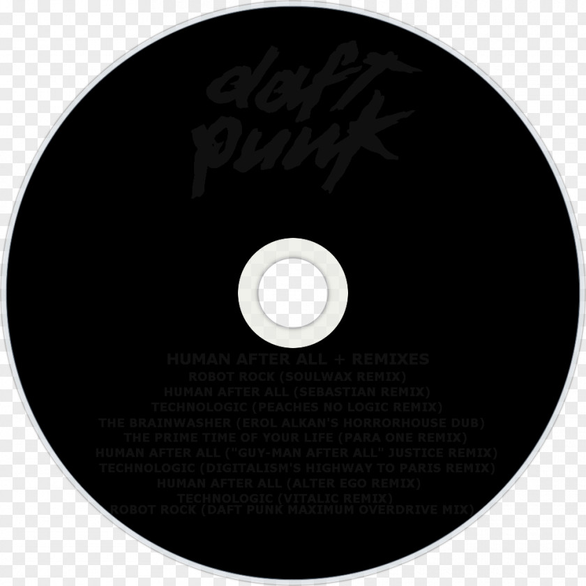 Daft Punk Homework Compact Disc Disk Storage PNG