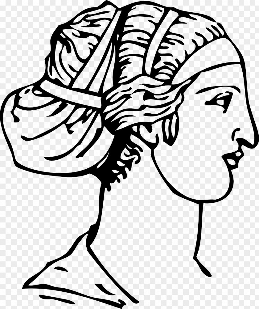 Greece Ancient Hairstyle Greek Cosmetologist PNG