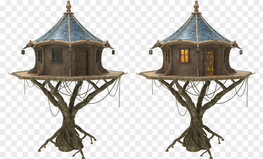 House Tree Light PNG