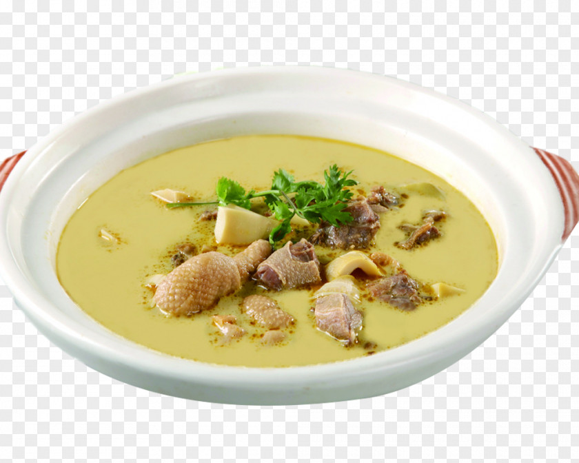 Clear Stewed Duck Soup Tonkotsu Ramen Leek Pea Broth PNG