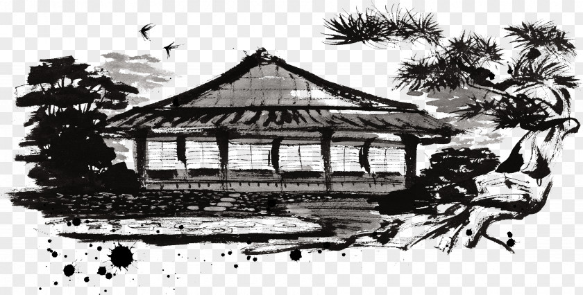 Japan Japanese Architecture Landscape Illustration PNG