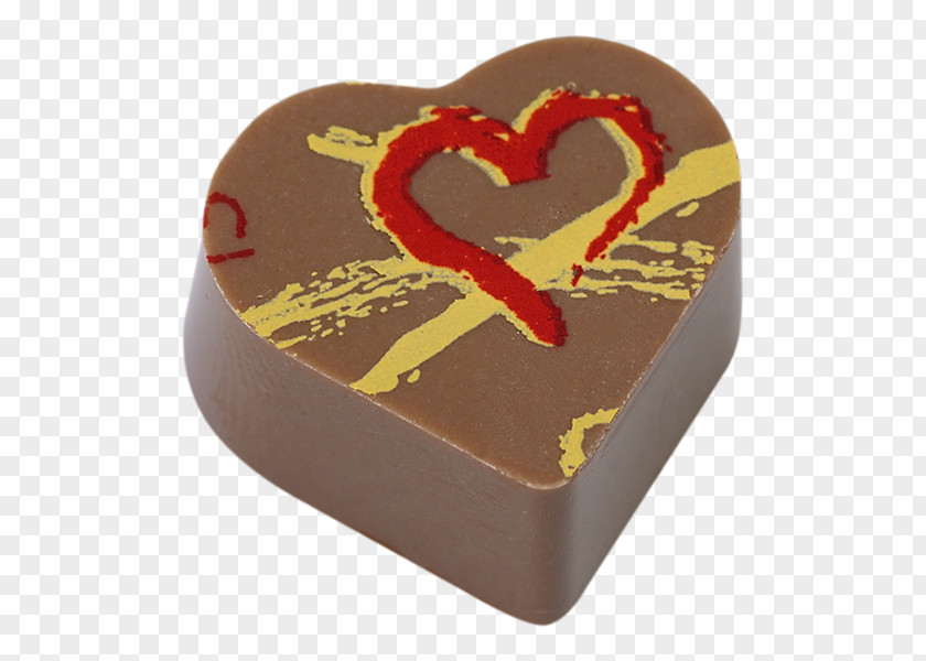 Praline Chocolate Cake Heart PNG