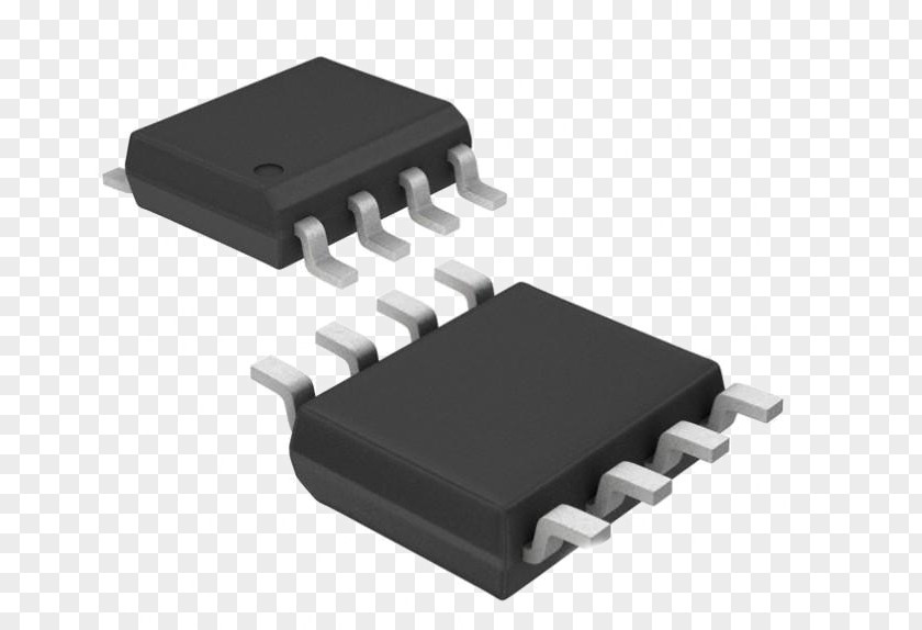 Quad Flat Package Integrated Circuits & Chips Semiconductor Surface-mount Technology Power Management Circuit STMicroelectronics PNG