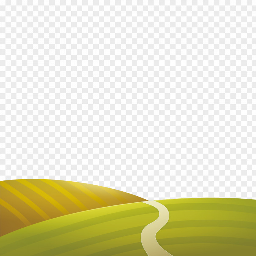 Vector Mountain Road Yellow Angle Pattern PNG