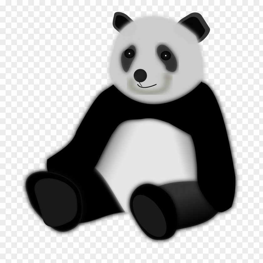 Panda Giant Windows Metafile Clip Art PNG