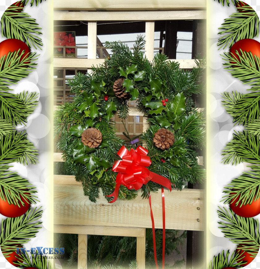 Christmas Wreath Picture Material Ornament PNG