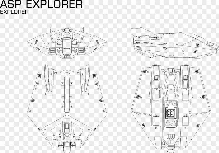 Dangerous Elite Drawing Blueprint PNG