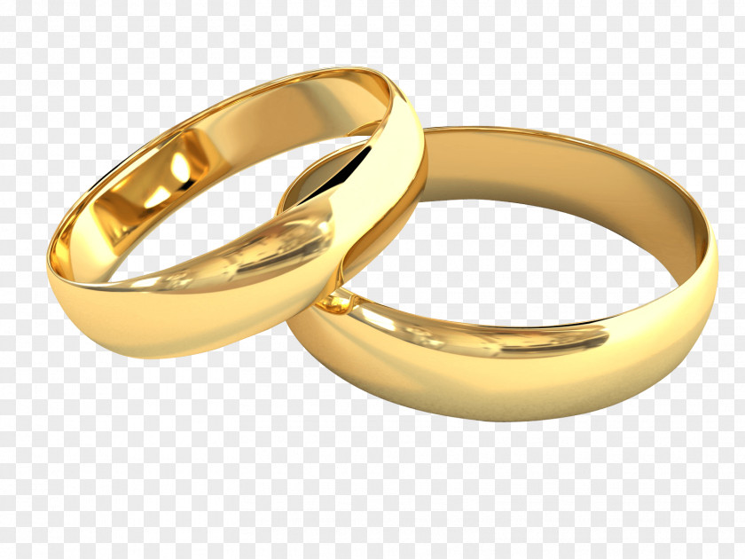 Golden Rings Image Wedding Ring Engagement Bride PNG
