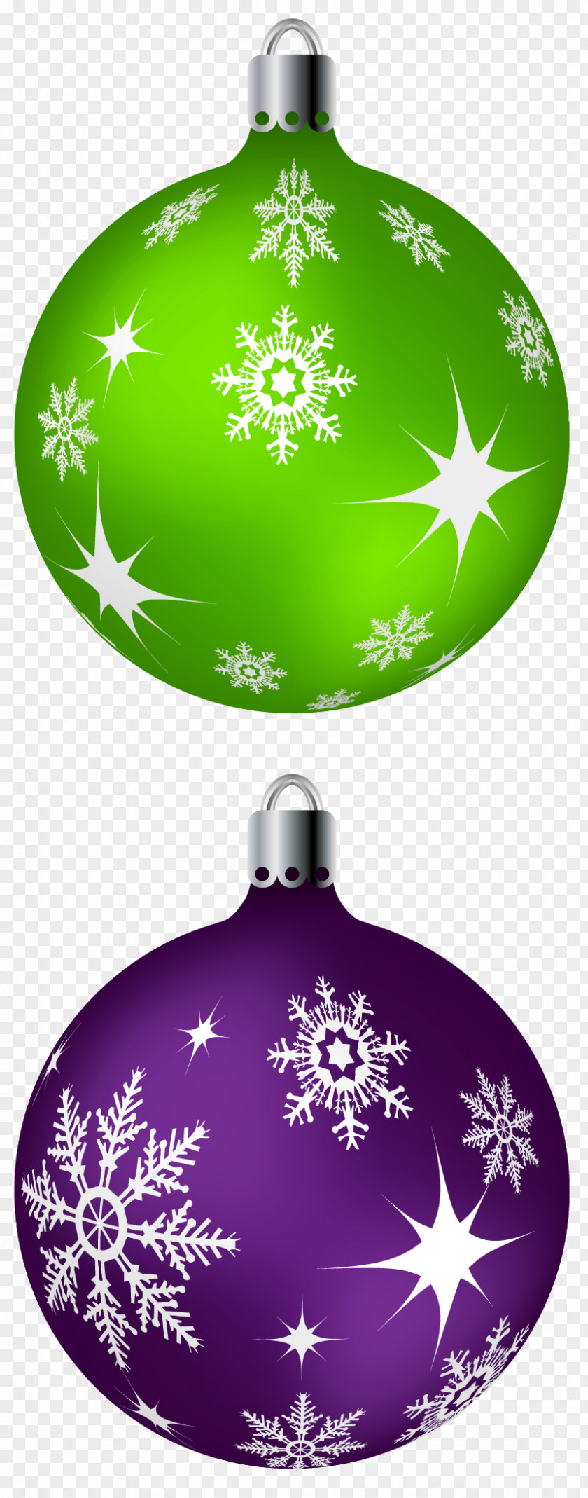 Green And Purple Christmas Balls Clipart Picture Ornament Decoration Clip Art PNG