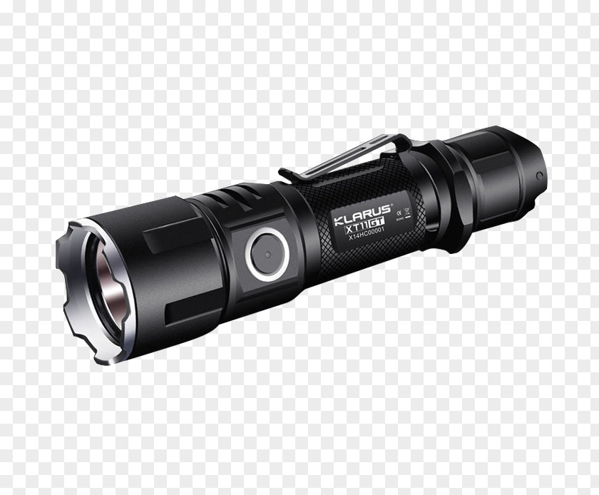 Tactical Light KLARUS XT11GT Flashlight Lumen Light-emitting Diode PNG