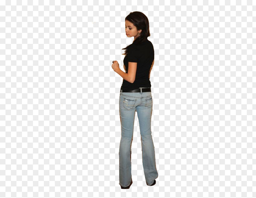 Woman Farmer Jeans Waist T-shirt Denim Leggings PNG