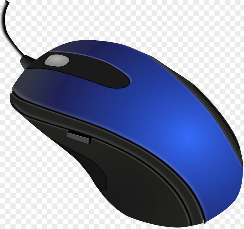 Blue Mouse Computer Clip Art PNG