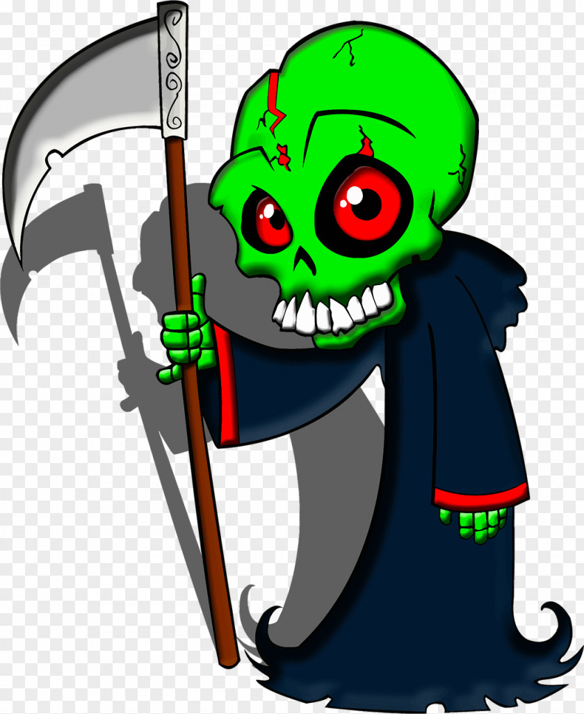 Grim Reaper Death Cartoon Clip Art PNG