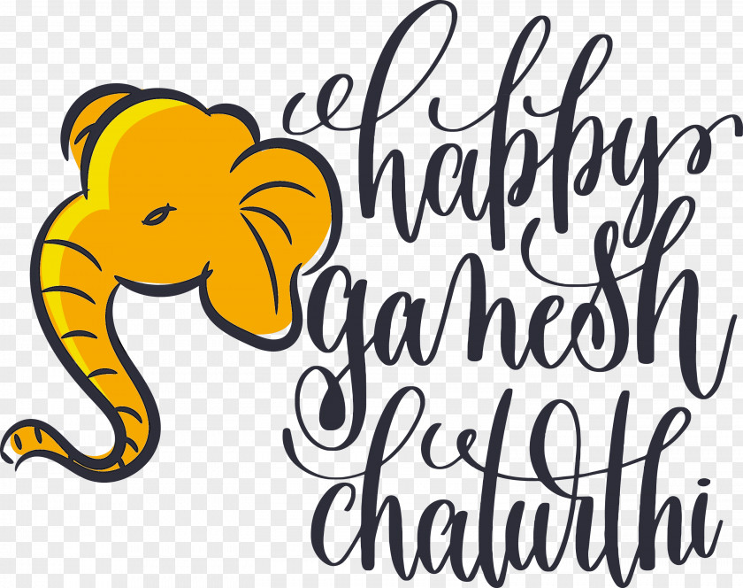 Happy Ganesh Chaturthi PNG