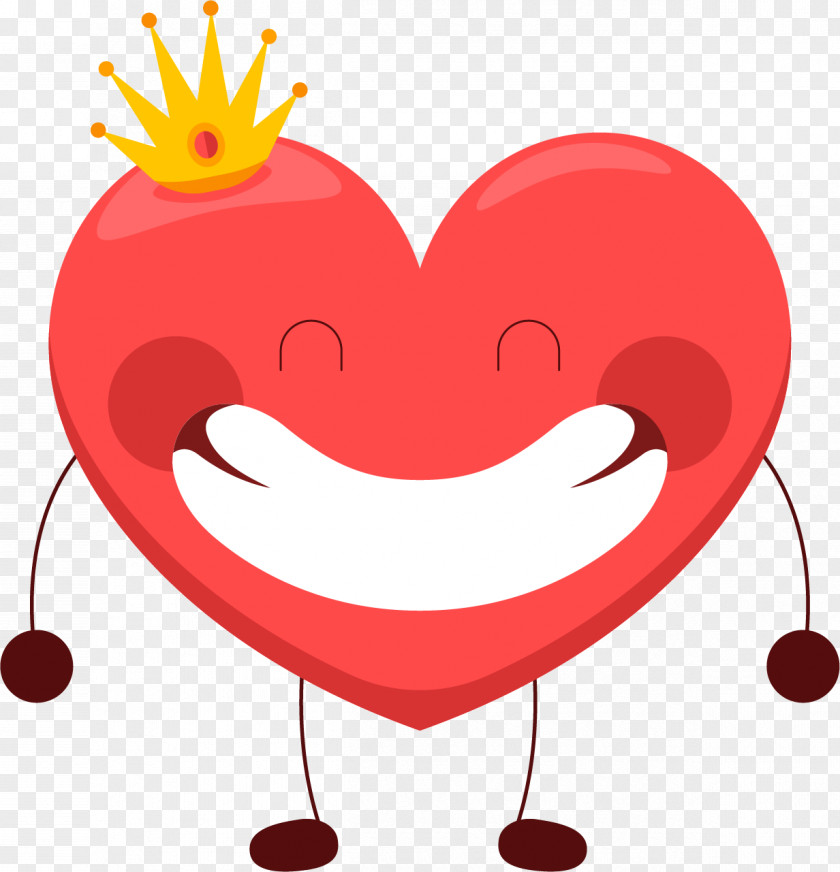 Heart Shaped Facial Expression Image Design Laughter PNG