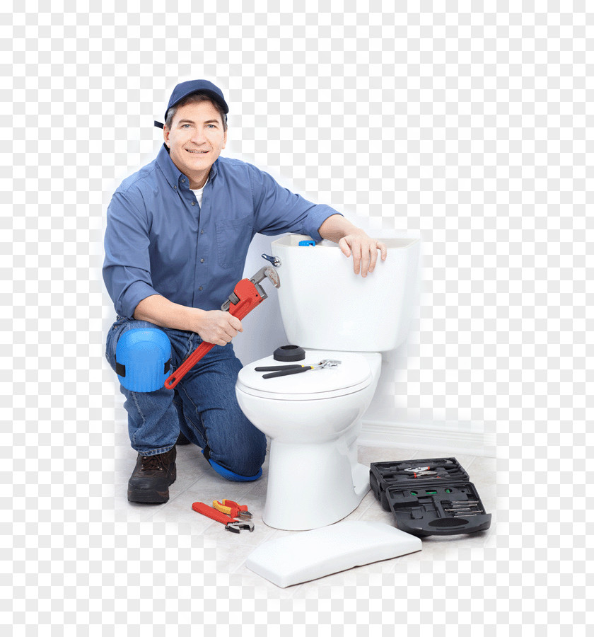 Plumber Plumbing Home Repair Flush Toilet PNG
