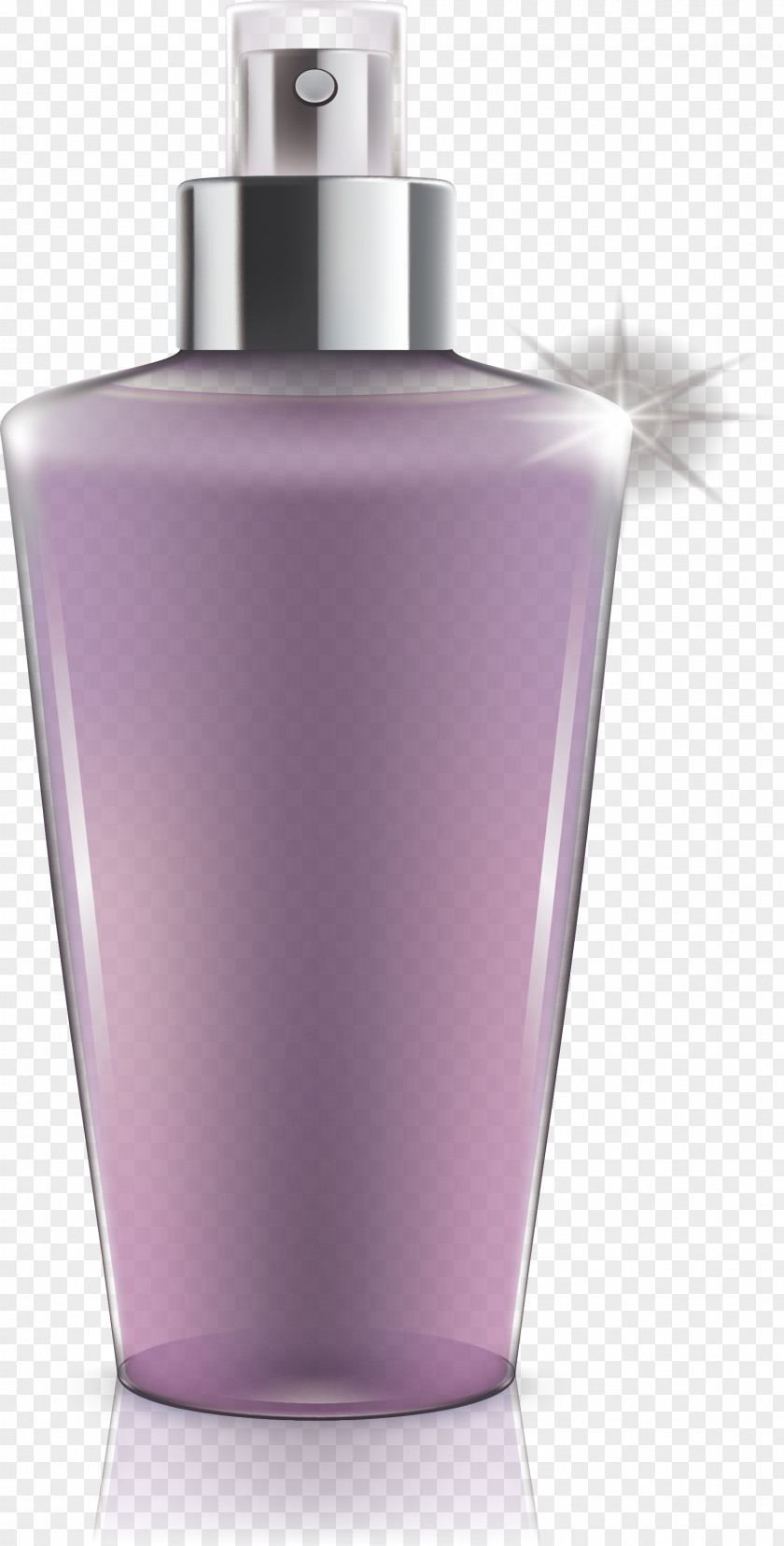 Purple Essence Liquid Bottle Designer PNG