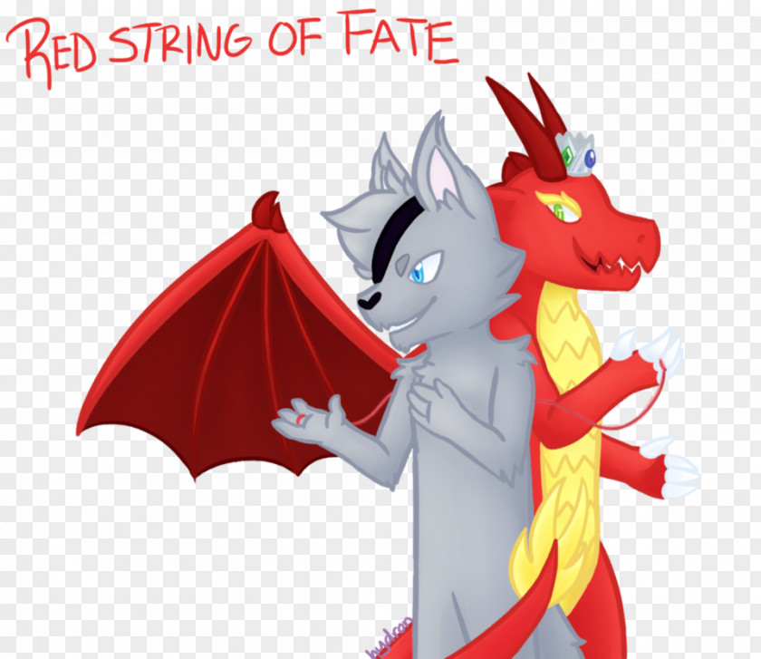 Red String Fate Puzzle & Dragons Minecraft Illustration GungHo Online PNG