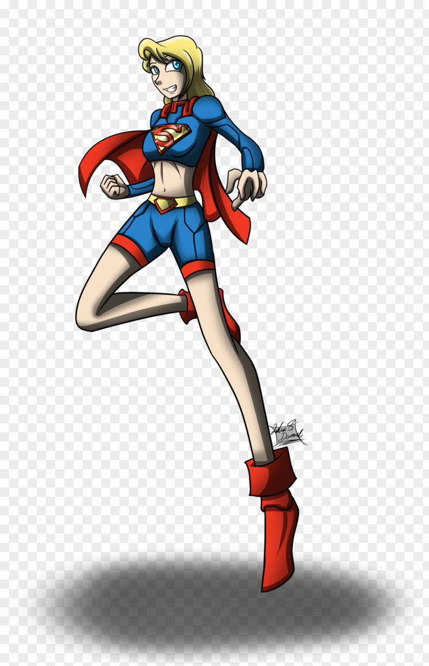 Supergirl Comic Superhero Cartoon Fiction Shoe PNG