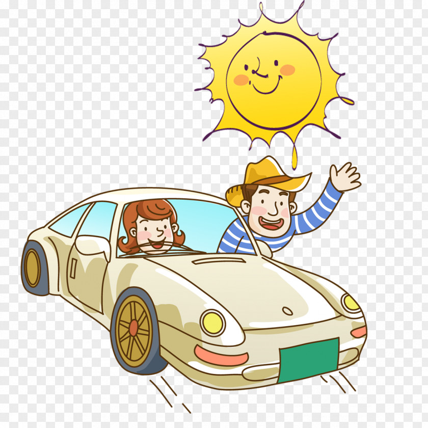 Travel In Front Of The Sun Illustration PNG