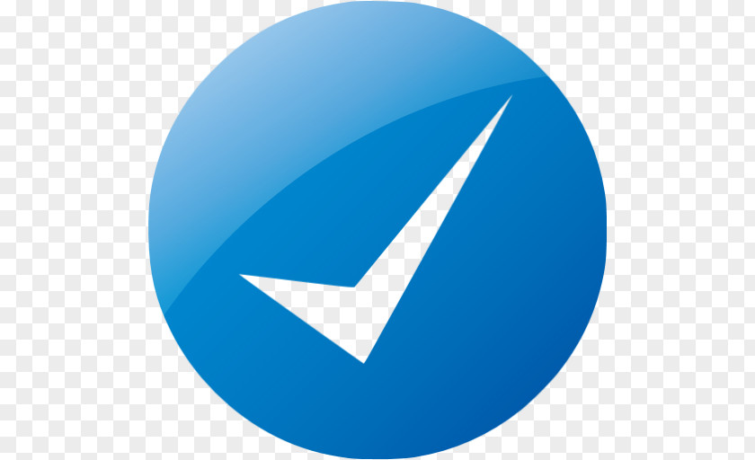 Blue Check Mark Icon Design Clip Art PNG