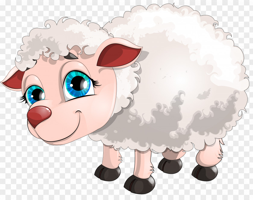 Cartoon Sheep Cattle Clip Art PNG