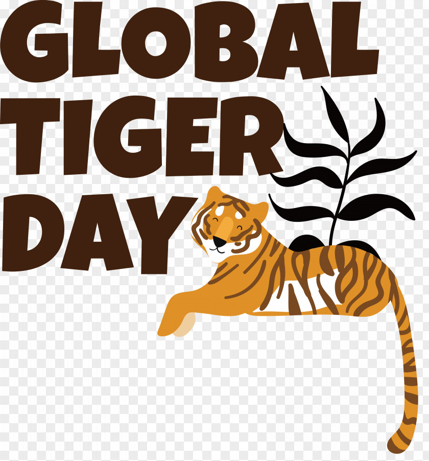 Cat Tiger Small Cartoon Logo PNG