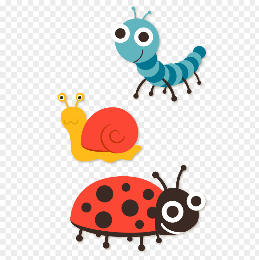 Caterpillar Cute Snail Vector Kindergarten Pre-school Didactic Method National Primary School PNG