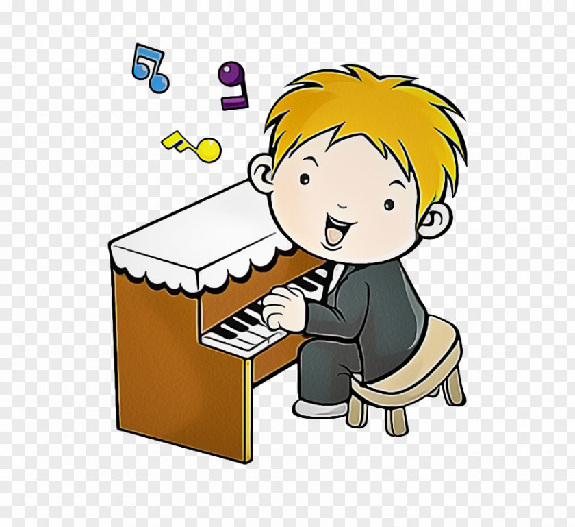 Electronic Device Musician Cartoon Pianist Piano Clip Art Technology PNG