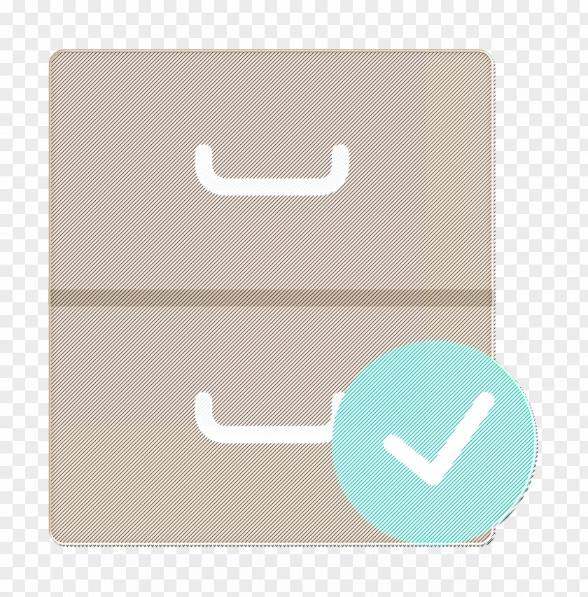 Turquoise Document Icon Archive Interaction Assets PNG