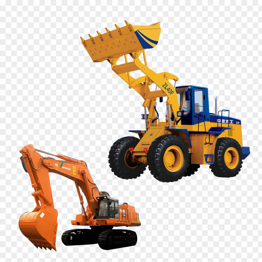 All Types Of Cranes Heavy Equipment Architectural Engineering Machine Loader PNG