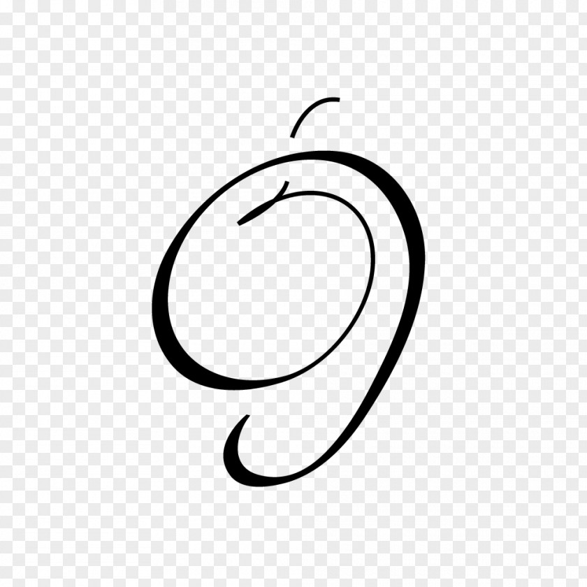 Monogram Letter Line Art Clip PNG