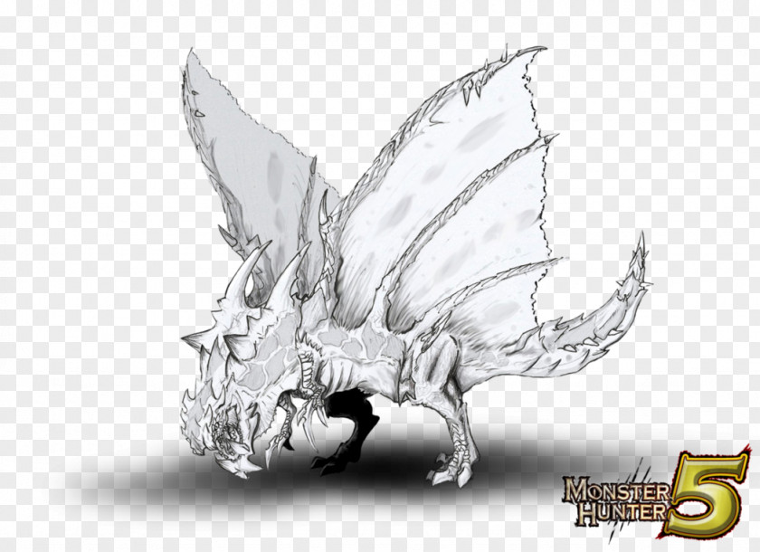 照片 Monster Hunter Freedom Unite Dragon Drawing PNG