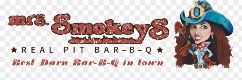 Mrs. Smokeys Real Pit Bar-B-Q The Palm Beach Post Brand Logo PNG