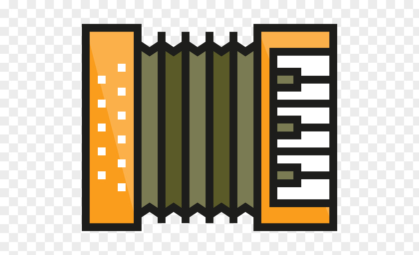 Piano Accordion Musical Instrument Icon PNG