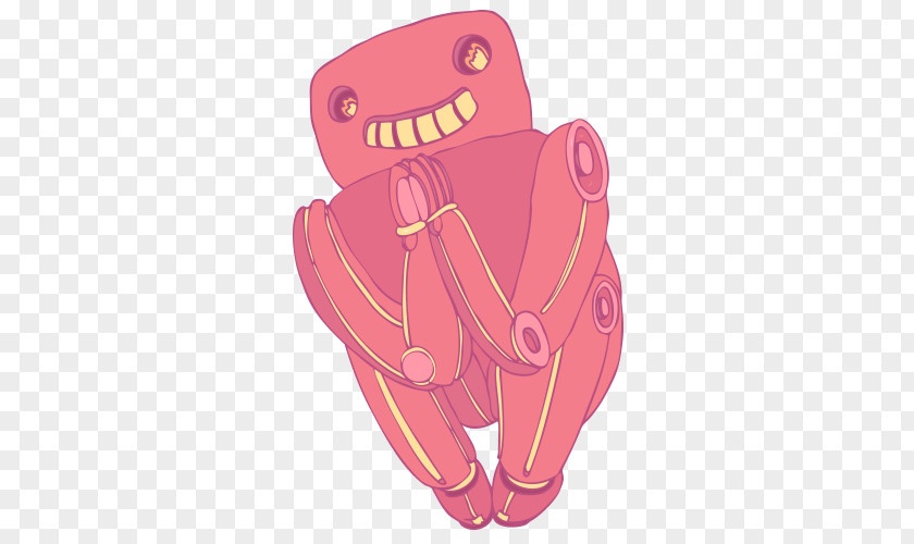 Pink Robot Robotic Arm PNG