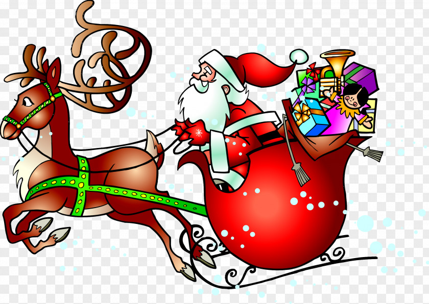 Santa Claus Christmas Animated Film PNG