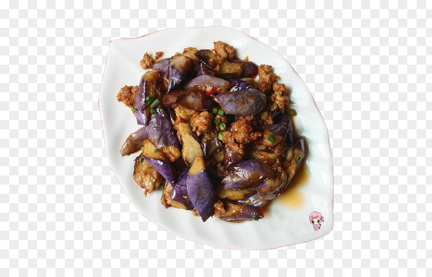 Stir Fry Minced Meat Eggplant Red Braised Pork Belly Frying Braising PNG