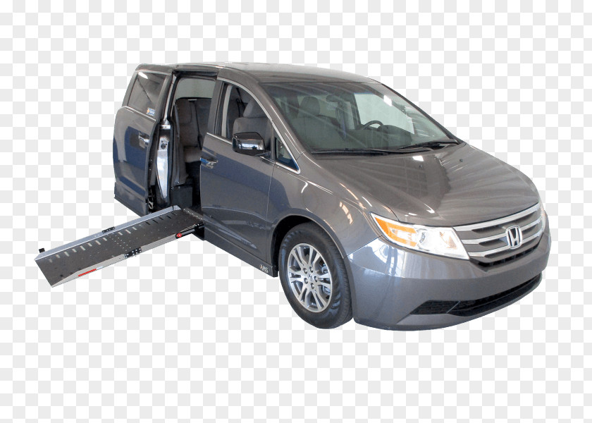 Wheelchair Accessible Van Honda Odyssey Mid-size Car Compact Windshield PNG