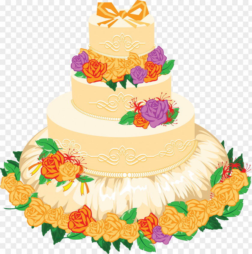 Cake Wedding Birthday Cupcake Sponge Clip Art PNG