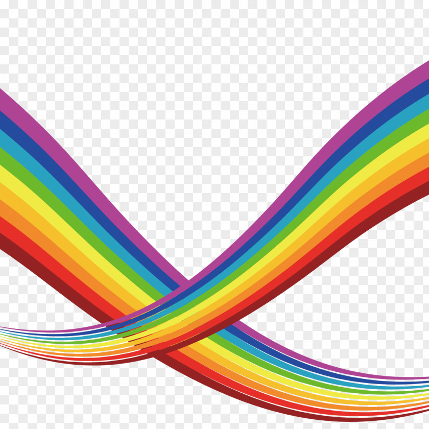 Colored Lines Line Drawing PNG