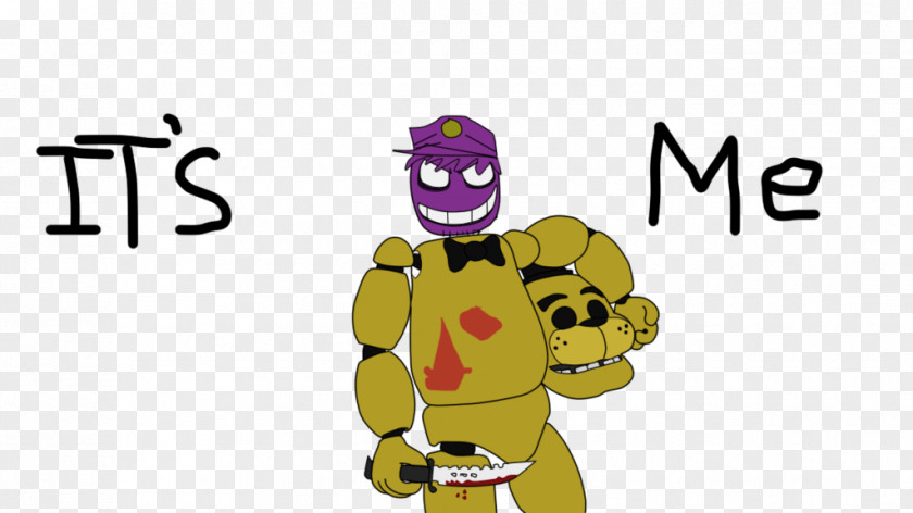 Five Nights At Freddy's Purple Guy 3 Yellow Game PNG