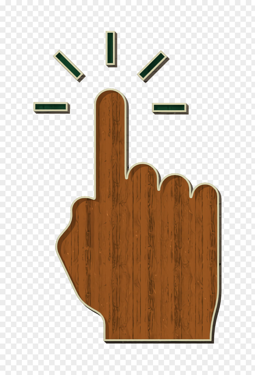 Hands And Gestures Icon Finger Tap PNG