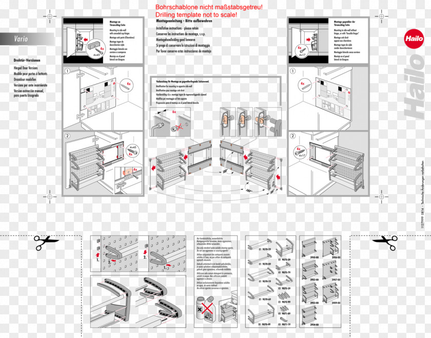 Line Drawing Furniture Diagram PNG