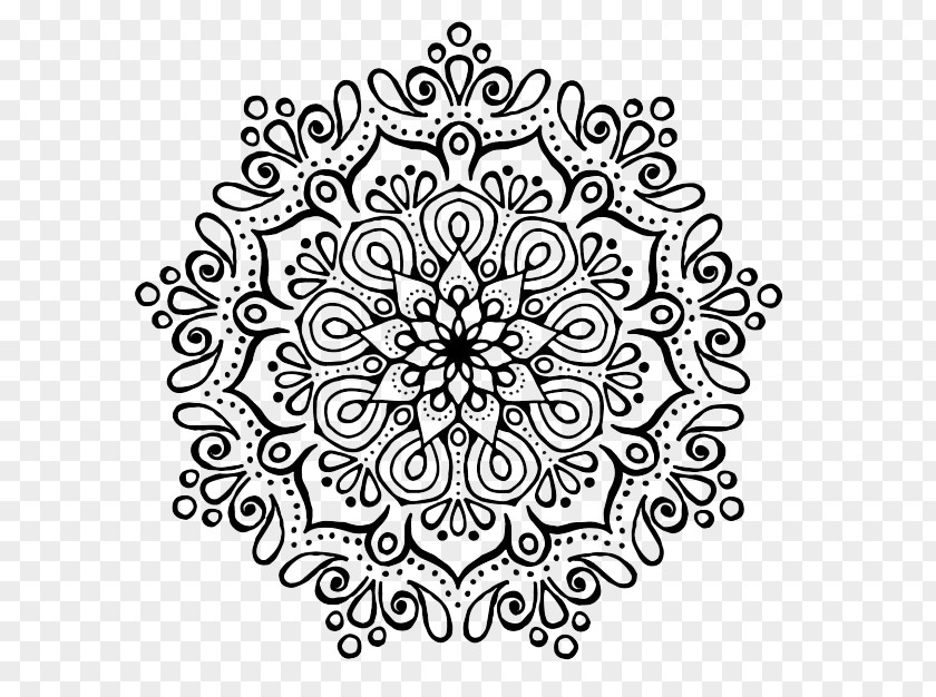 Mandala Drawing Coloring Book Art Painting PNG