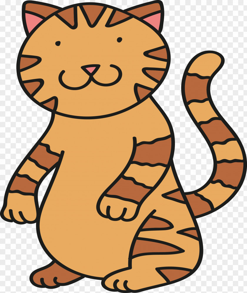 Vector Cat Whiskers Tiger Pet Clip Art PNG