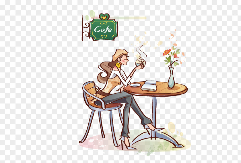 Coffee Beauty Products Cup Cafe Breakfast Illustration PNG