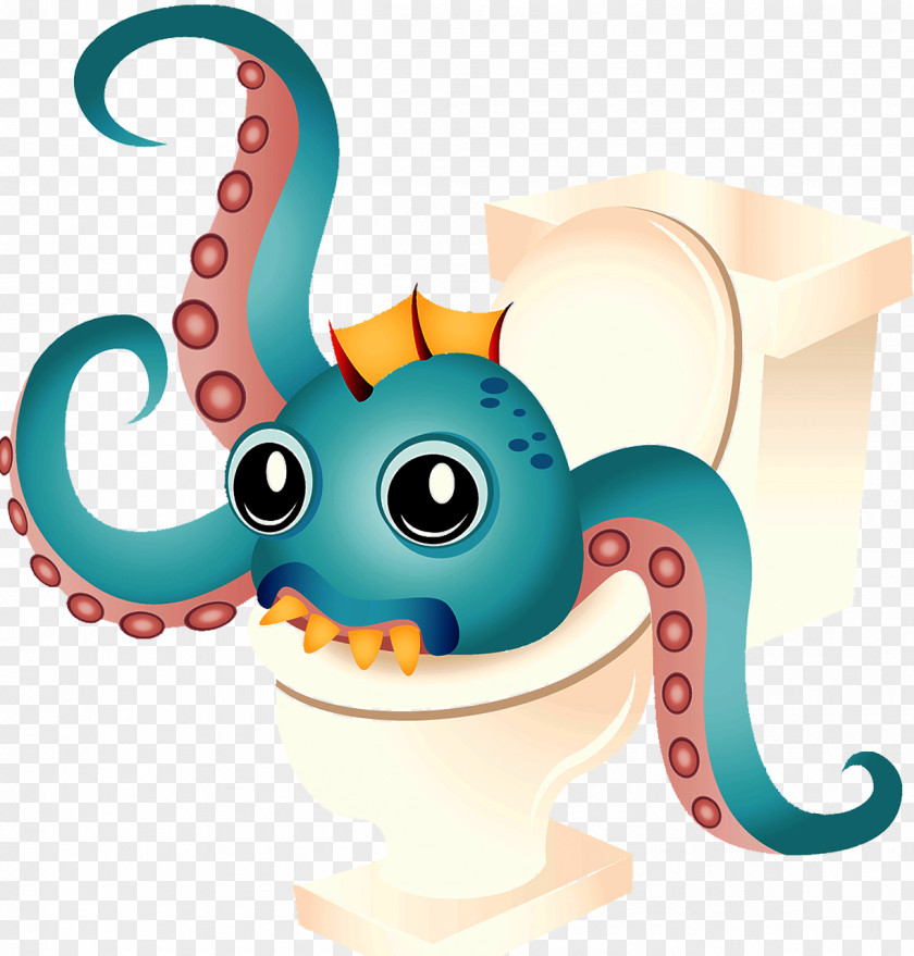 Octopus Monster Clip Art PNG