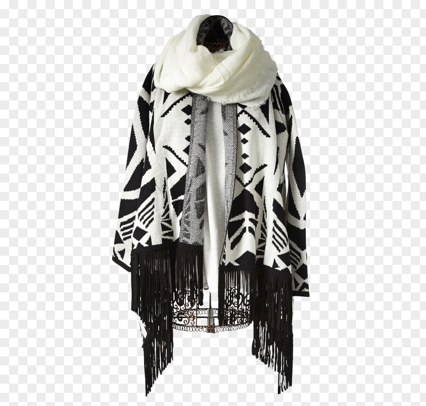 Shanghai Landmark Outerwear Scarf Stole PNG